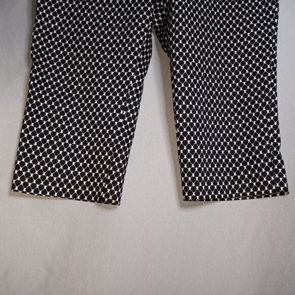 Worthington Modern Fit Black/White Capri Pants Women's Plus Size 18 - Picture 6 of 9